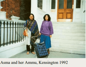 Asma Khan with Ammu, her mother