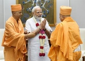 BAPS spiritual leaders meet Narendra Modi