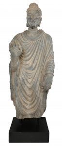 A Gandhara life size standing standing figure of Buddha, 2nd/3rd century