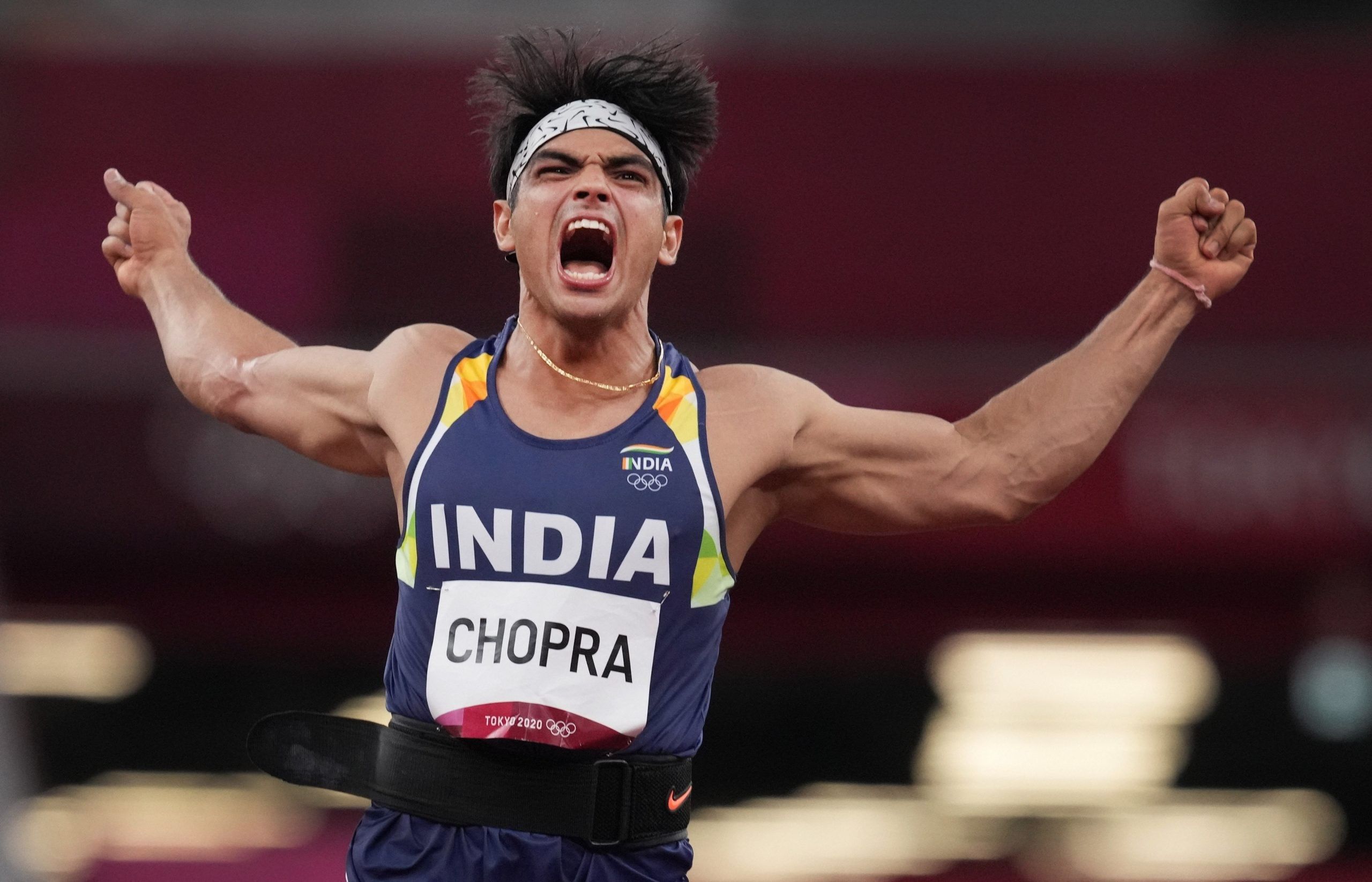 Watch video India's Olympic gold medallist Neeraj Chopra breaks own