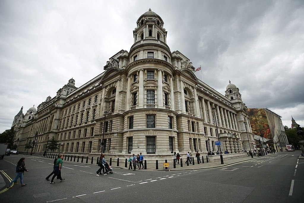 The Old War Office in London, England