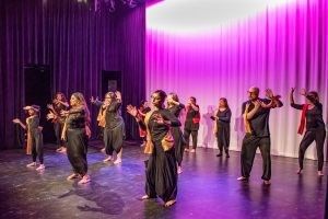 A performance by Newham dancers