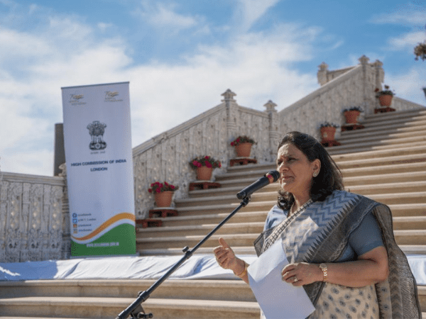 International Yoga Day celebrations at BAPS Swaminarayan Temple in Neasden