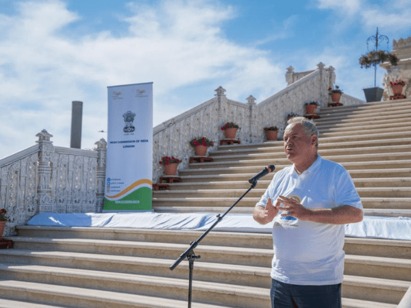 International Yoga Day celebrations at BAPS Swaminarayan Temple in Neasden