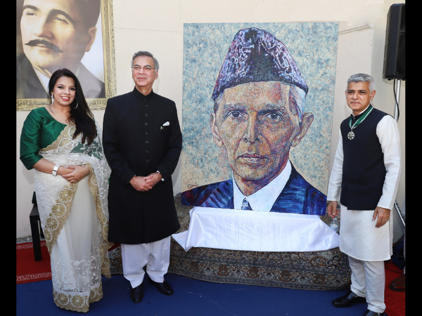 Pakistan high commissioner to the UK hoists the Pakistani national flag on the 76th Independence Day on August 14, 2022