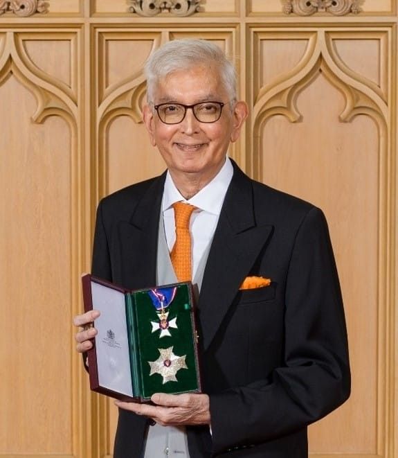Sir Ashok Rabheru receives Knighthood at Windsor Castle EasternEye