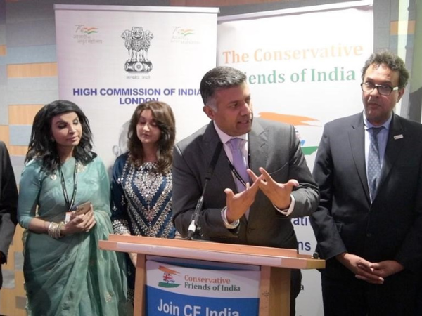 CF India, Indian high commission in UK joint reception