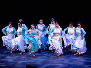 A cultural dance programme at Asian Spring event 2022