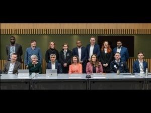 London mayor Sadiq Khan speaks at a anti-harassment training meeting.