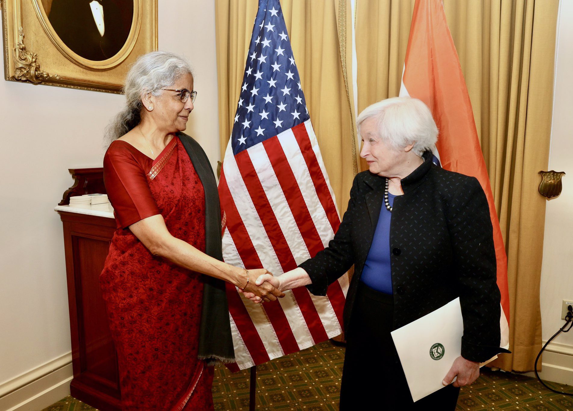Sitharaman, Yellen discuss stronger India-US economic and financial  partnership - EasternEye