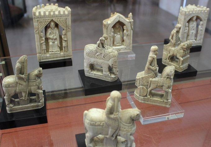 Macron presents Modi with replica of Charlemagne chessmen, Proust’s novels