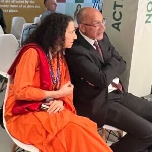 Parmarth Niketan’s Sadhvi Bhagawati Saraswati speaks at first ‘Faith Pavilion’ at COP28 4 Parmarth Niketans Sadhvi Bhagawati Saraswati speaks at first Faith Pavilion at COP28 4