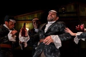 Dialogue-free play tells story of migrants through dance 1 LEAD Kin INSET OPTIONAL Amit Lahav and Company Kin On Tour Photo by Malachy Luckie 1