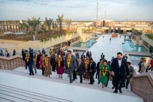 Ambassadors and diplomats from 42 countries visit Abu Dhabi’s BAPS Hindu Mandir