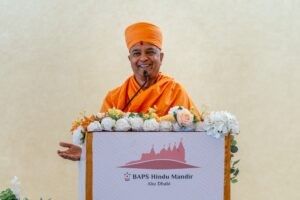Ambassadors and diplomats from 42 countries visit Abu Dhabi’s BAPS Hindu Mandir