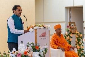 Ambassadors and diplomats from 42 countries visit Abu Dhabi’s BAPS Hindu Mandir