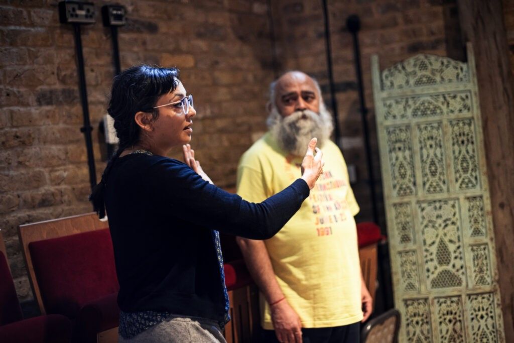 Iqbal Khan: Partition play ‘Silence’ should anger audiences 1 INSET 1 Alexandra DSa and Bhasker Patel. Credit Harry Elletson