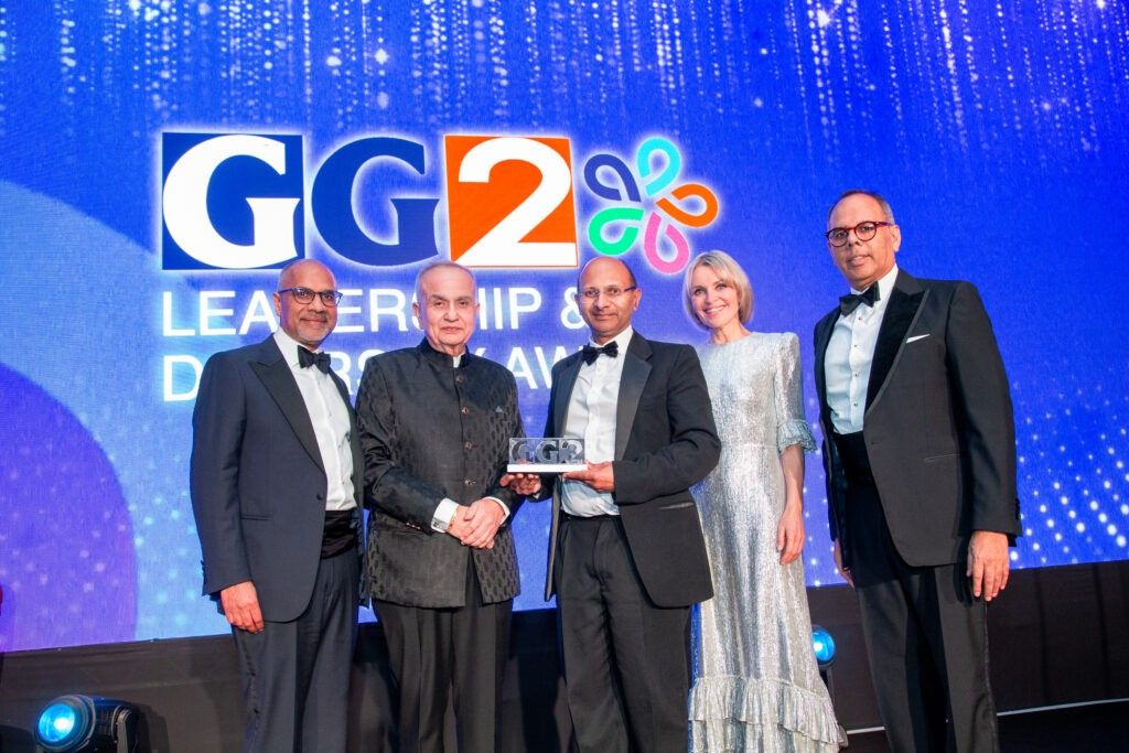 Lord Gadhia bags top honour at GG2 Leadership Awards