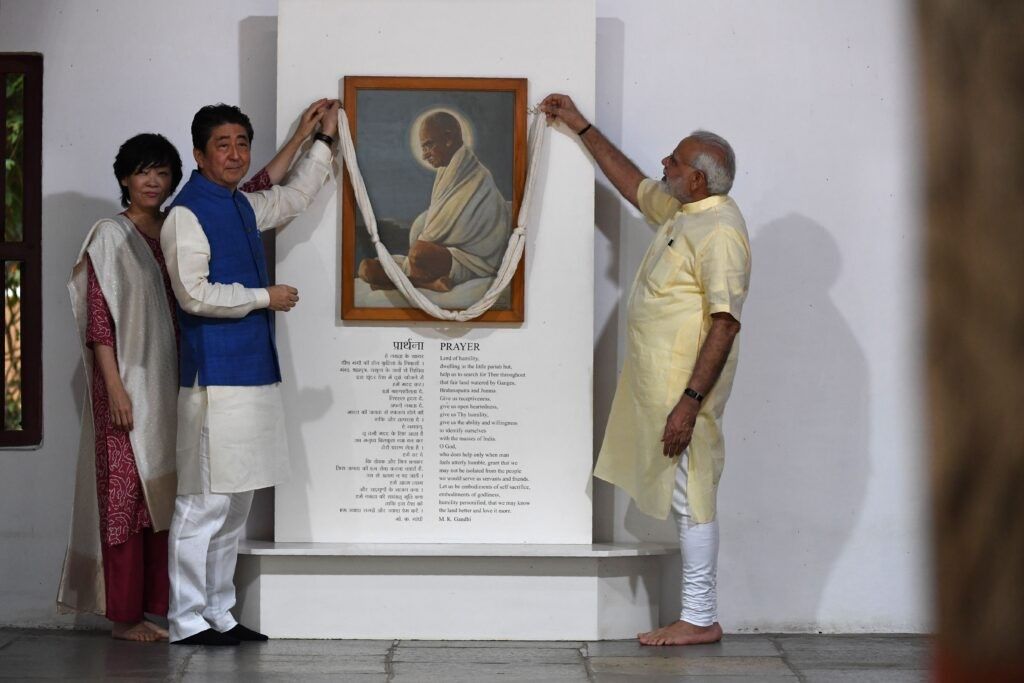 shinzo-abe-japan-sabarmati-ashram