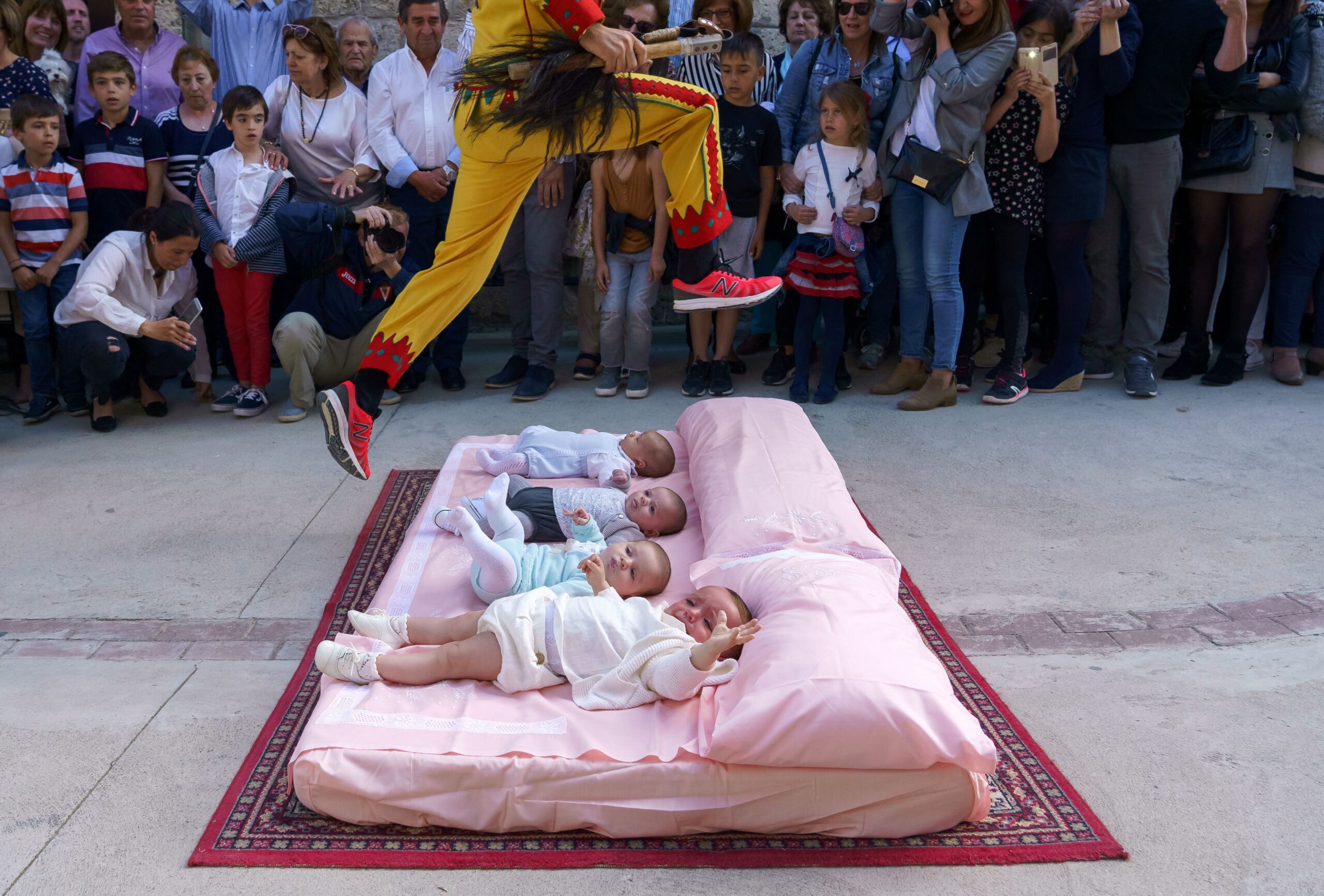 El Colacho, a baby-jumping festival, is a unique Spanish tradition to keep devil away